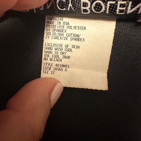 Nancy Bolen City Girl 12 Animal Print Faux Fur Collar Embellished 12 VINTAGE - Picture 5 of 5